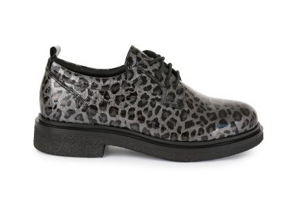 אוקספורד מנומר שחור אפור