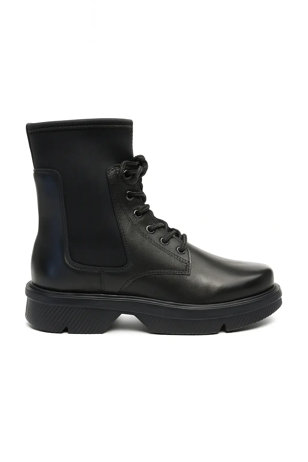 מגפון ליקרה עור שחור שוטופיה מגפון ליקרה עור שחור – תמונה 1