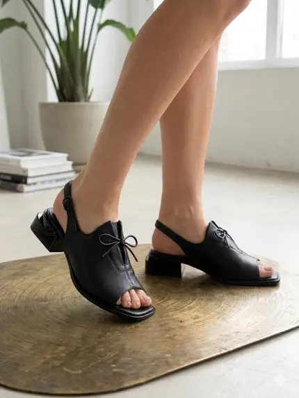 סנדל עור דגם רם