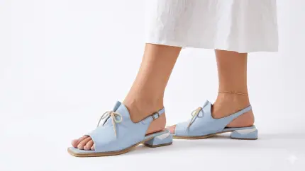 סנדל עור דגם רם